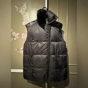 Moncler  Black Quilted Puffer Vest - Sleeveless Jacket